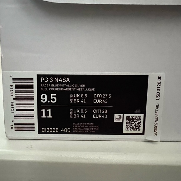 Nike PG3 NASA - Picture 7 of 8